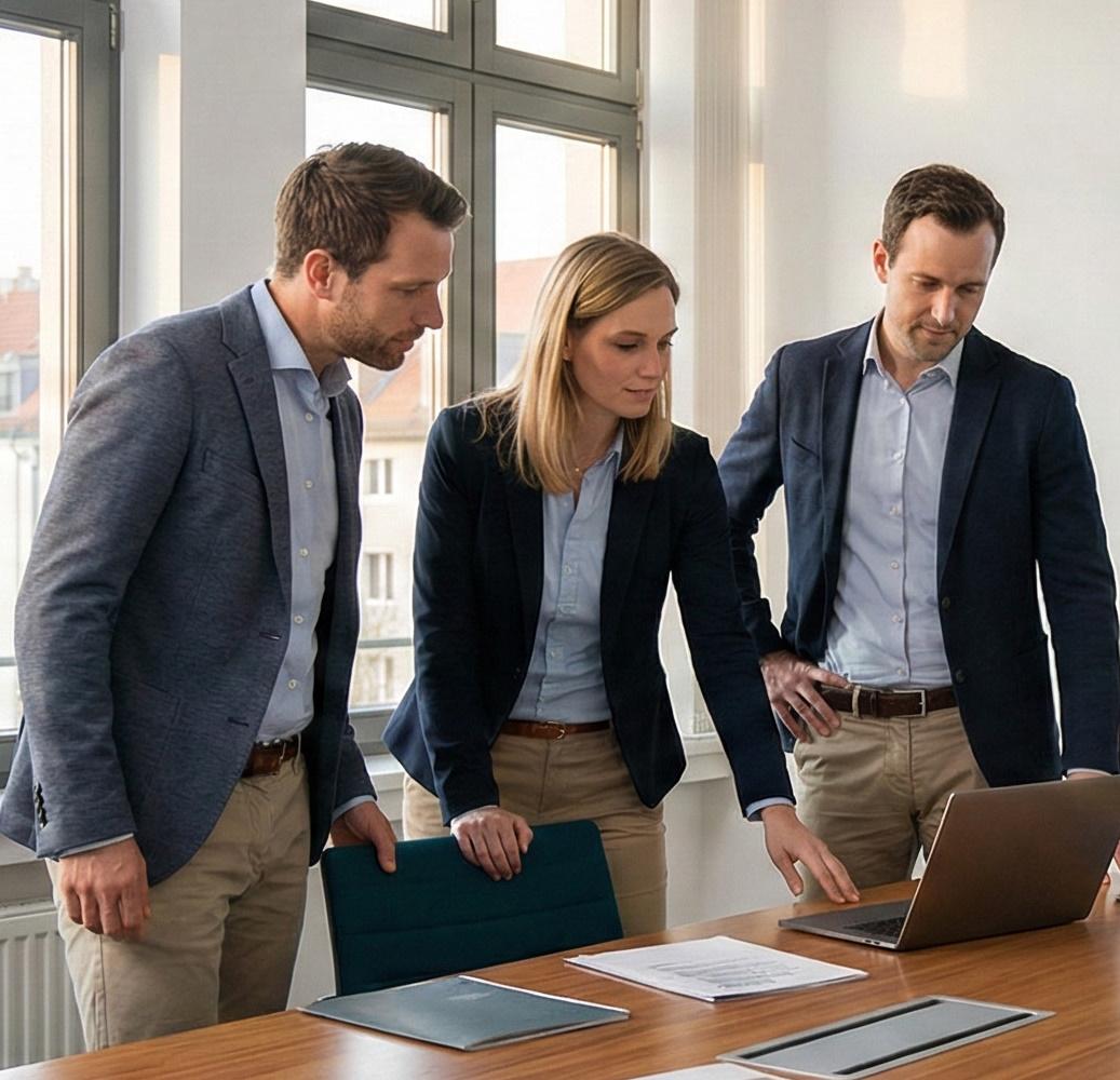 Immobilienmakler Besprechung