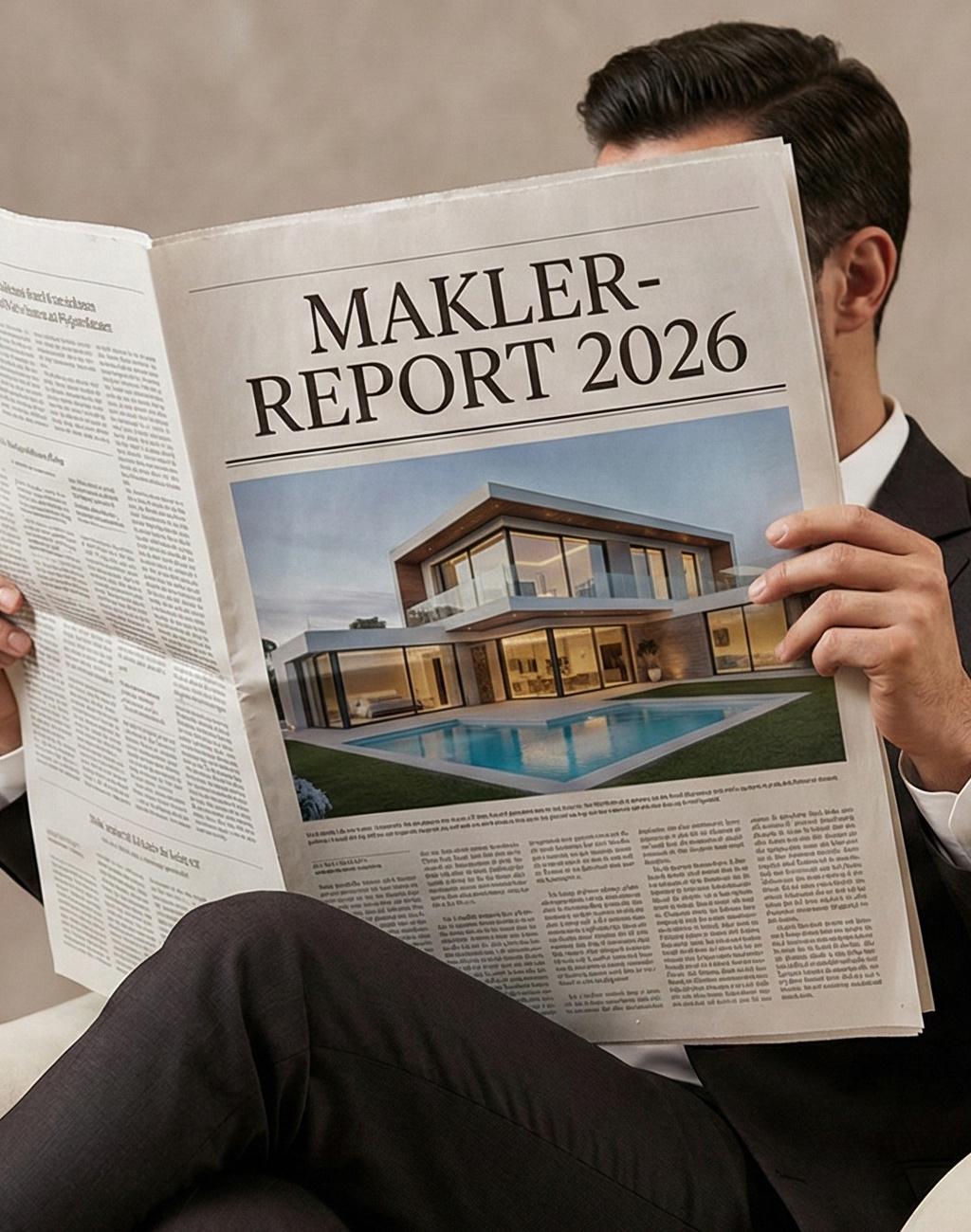 Makler liest den Makler-Report 2026