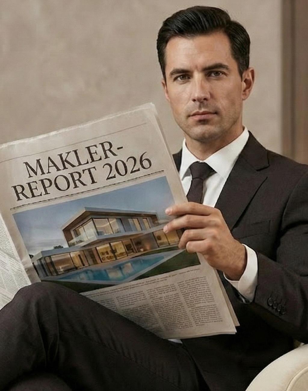 Makler liest den Makler-Report 2026